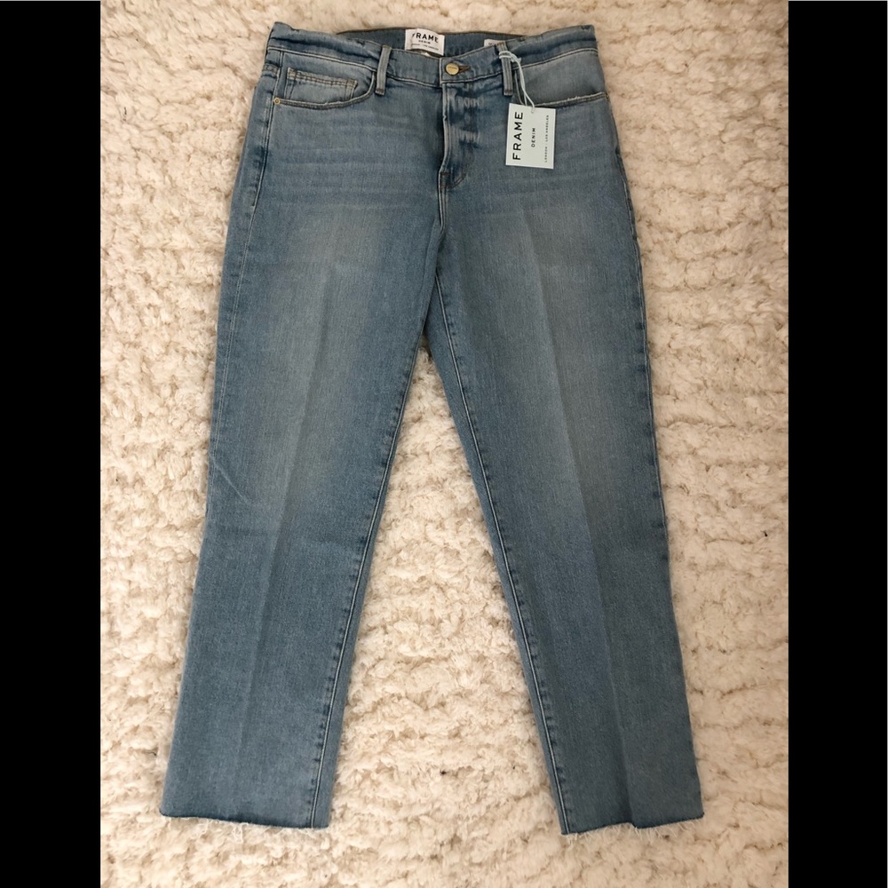 Frame Denim “Le Nouveau” Straight Crop - Picture 6 of 12